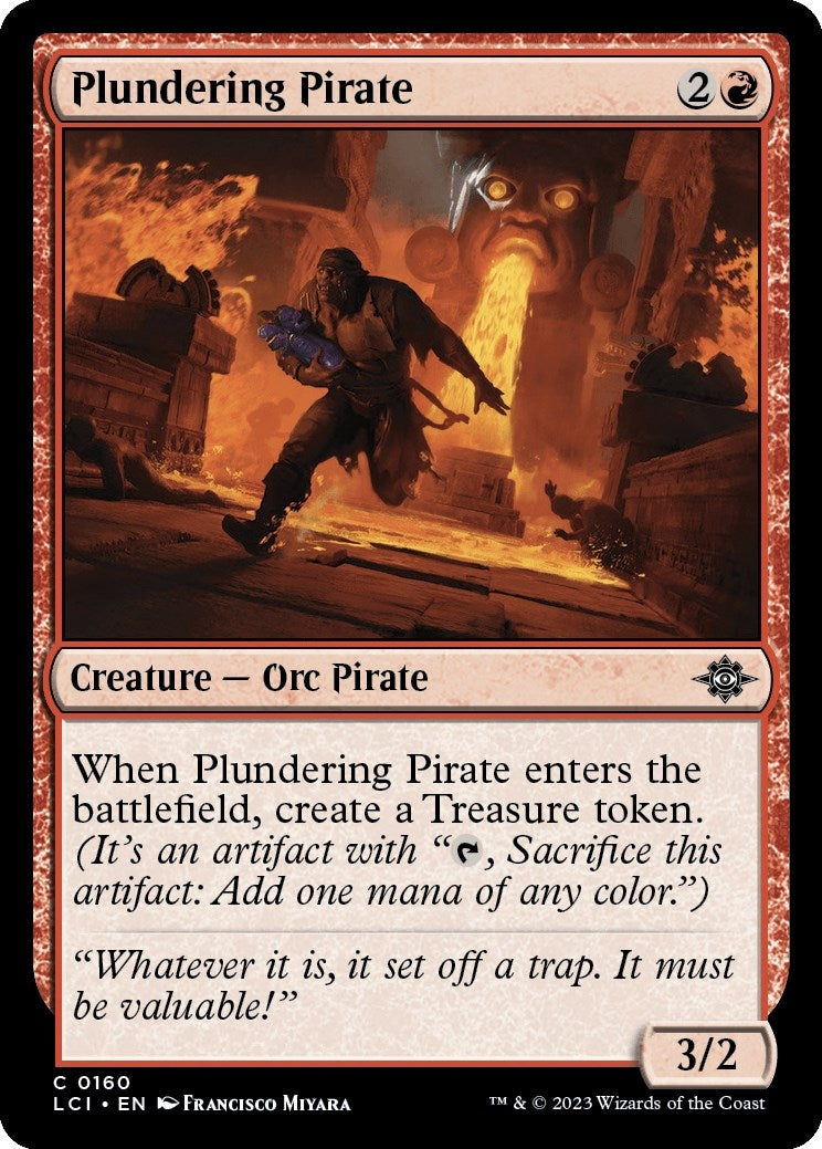 Image for Plundering Pirate (160) (LCI) - Magic: The Gathering