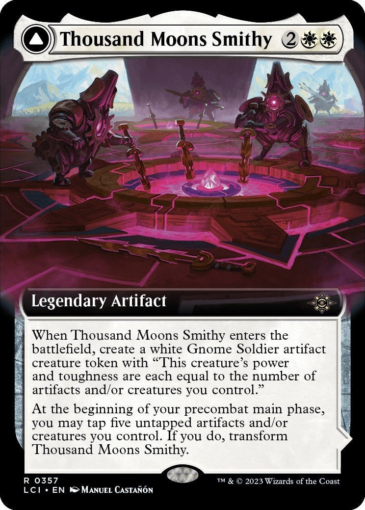 Image for Thousand Moons Smithy (Extended Art) (357) (LCI) - Magic: The Gathering