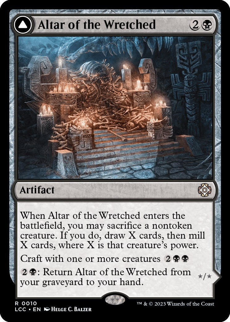 Image for Altar of the Wretched (10) (LCC) - Magic: The Gathering