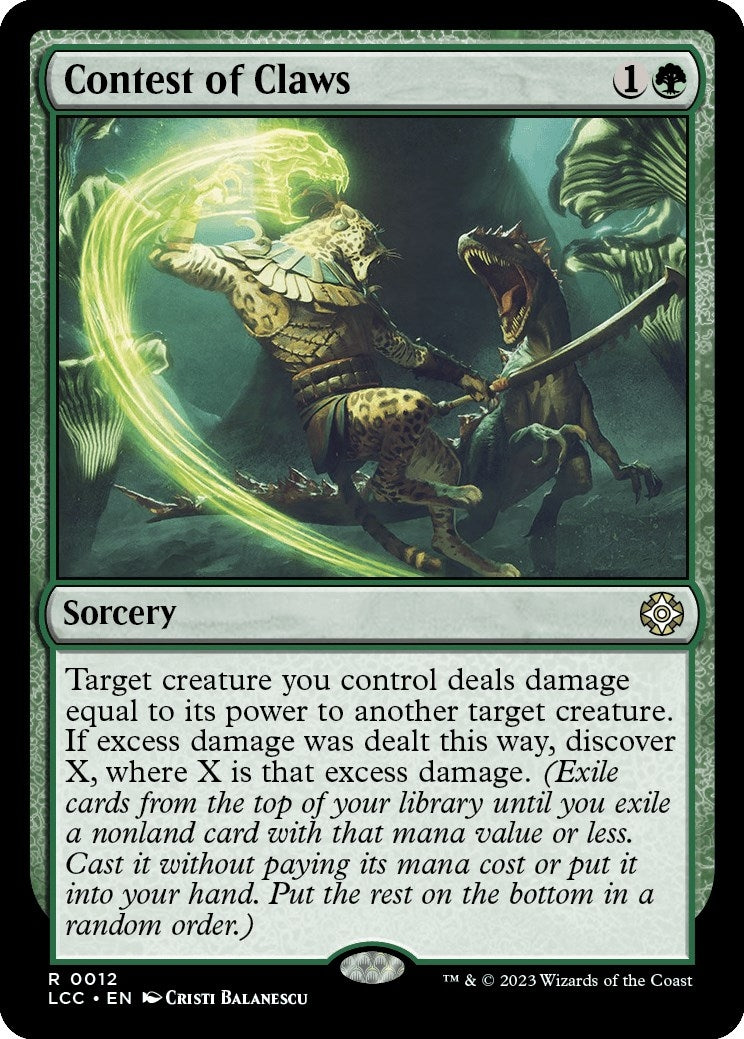 Image for Contest of Claws (12) (LCC) - Magic: The Gathering