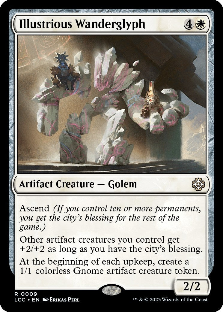 Image for Illustrious Wanderglyph (9) (LCC) - Magic: The Gathering