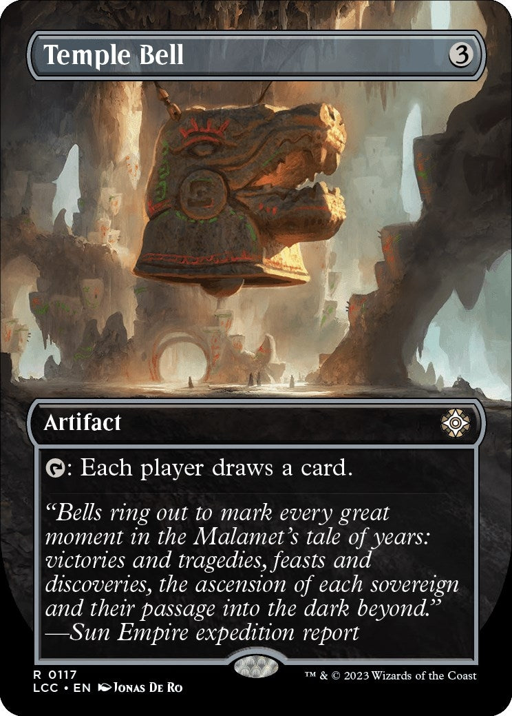 Image for Temple Bell (Borderless) (117) (LCC) - Magic: The Gathering