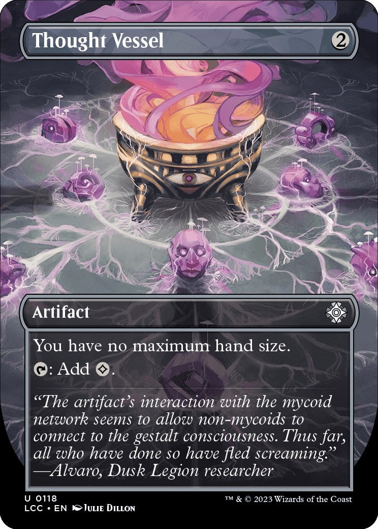 Image for Thought Vessel (Borderless) (118) (LCC) - Magic: The Gathering