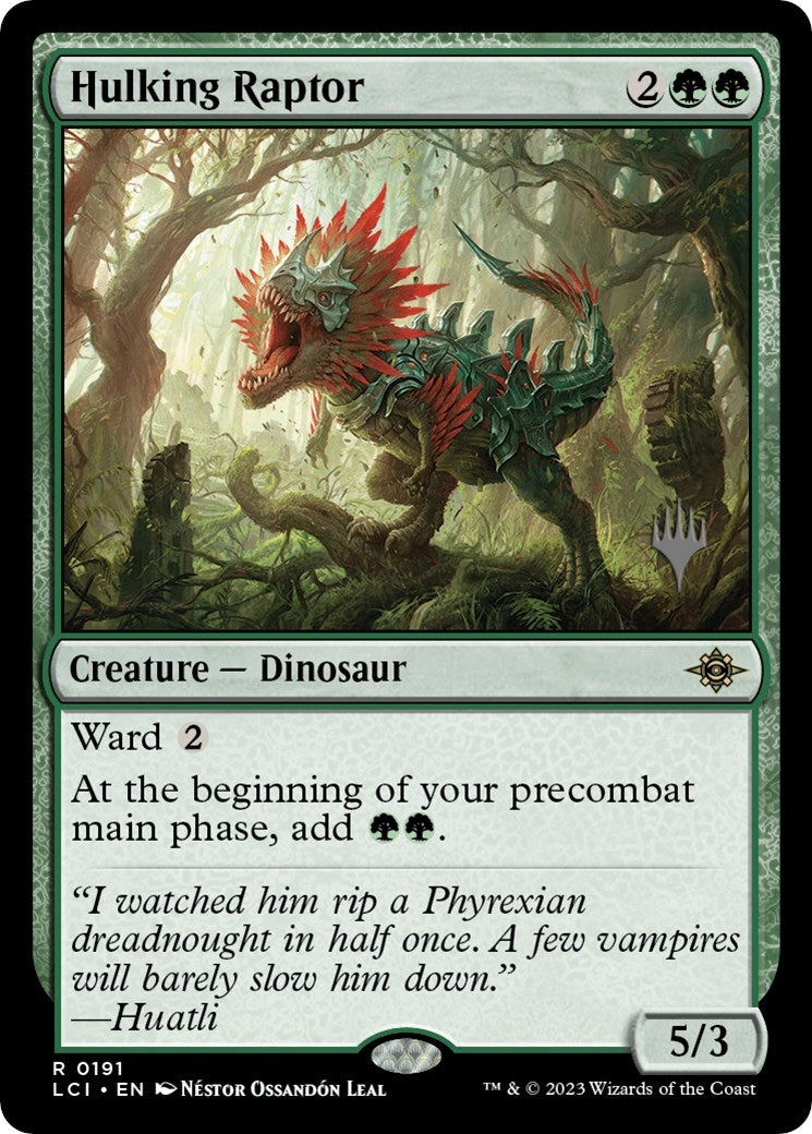 Image for Hulking Raptor (191) (PPLCI) - Magic: The Gathering