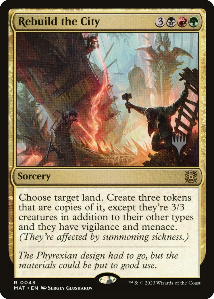 Image for Rebuild the City (43) (PPLCI) - Magic: The Gathering