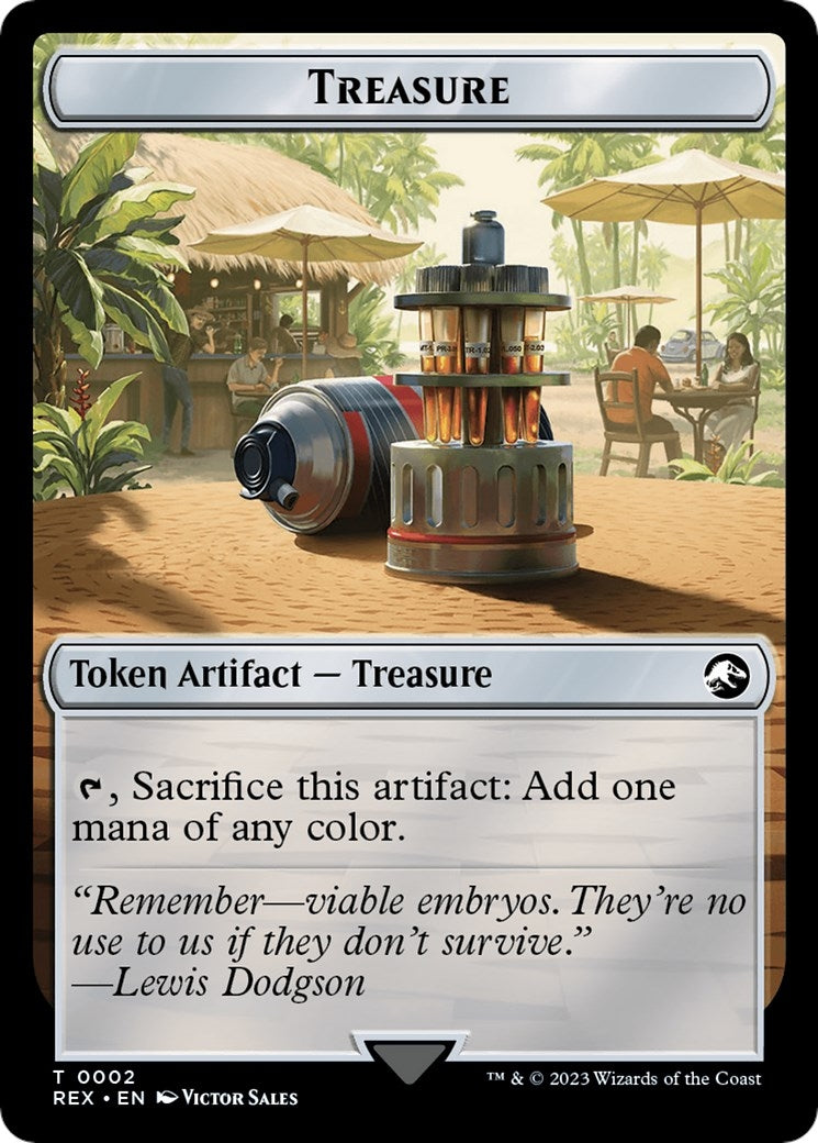 Image for Treasure (0002) // Angel Double-Sided Token (2 // 2) (REX) - Magic: The Gathering