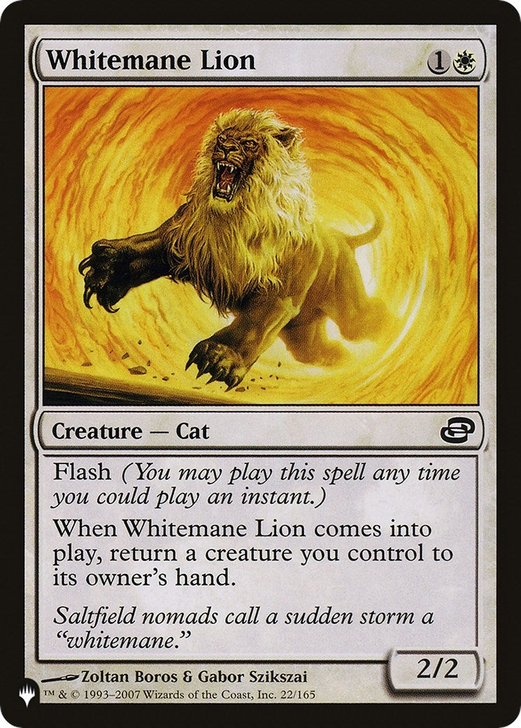 Whitemane Lion (PLC) (22/165) (LIST)