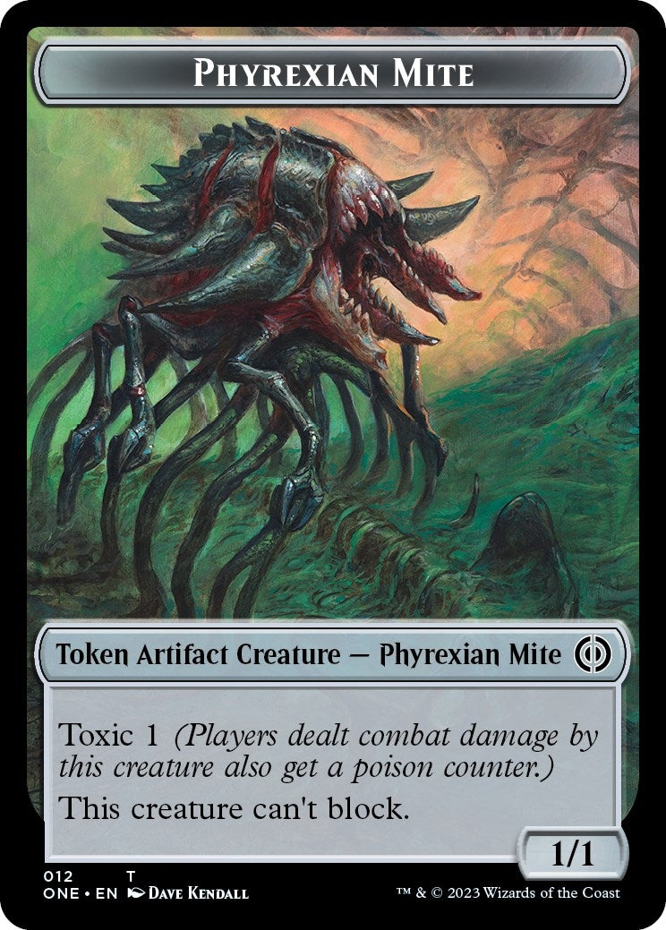 Image for Phyrexian Mite (012) // Phyrexian Beast Double-Sided Token (12 // 6) (ONE) - Magic: The Gathering