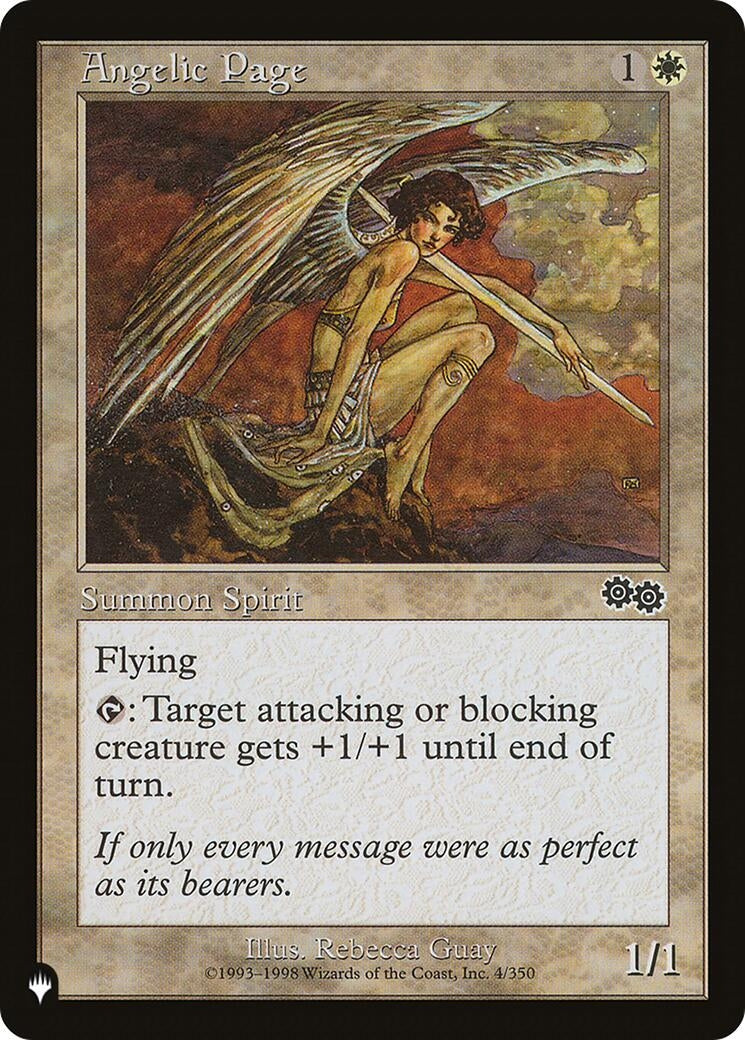 Angelic Page (4/350) (LIST)