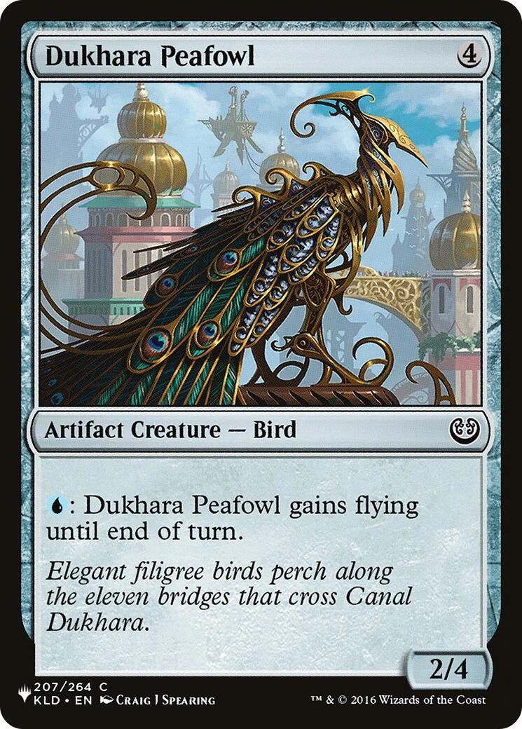 Dukhara Peafowl (207/264) (LIST)