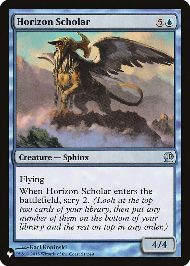 Horizon Scholar (51/249) (LIST)