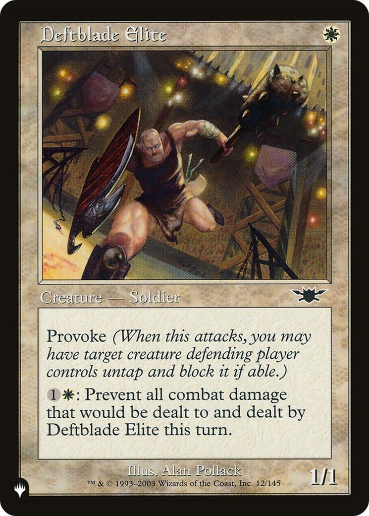 Deftblade Elite (12/145) (LIST)