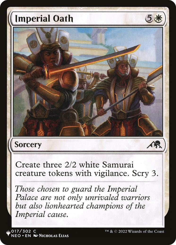 Imperial Oath (017/302) (LIST)