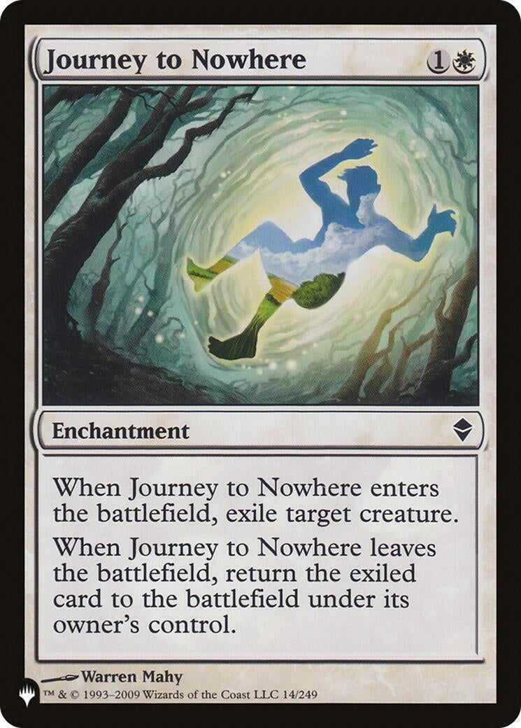 Journey to Nowhere (14/249) (LIST)