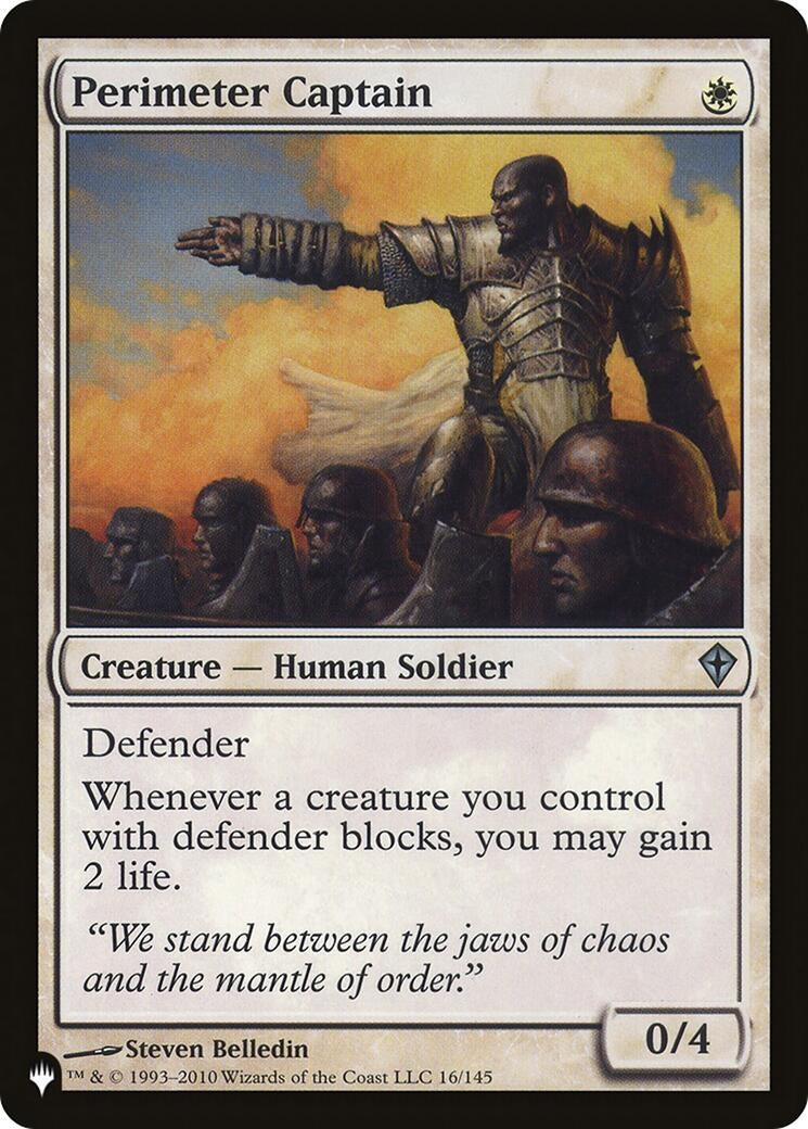 Perimeter Captain (16/145) (LIST)