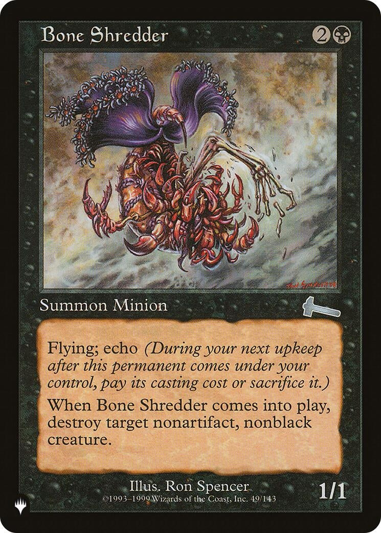 Bone Shredder (49/143) (LIST)