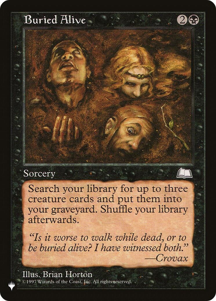 Buried Alive (LIST)