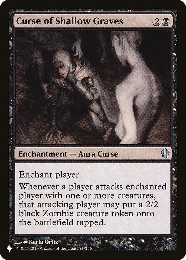 Curse of Shallow Graves (71/356) (LIST)