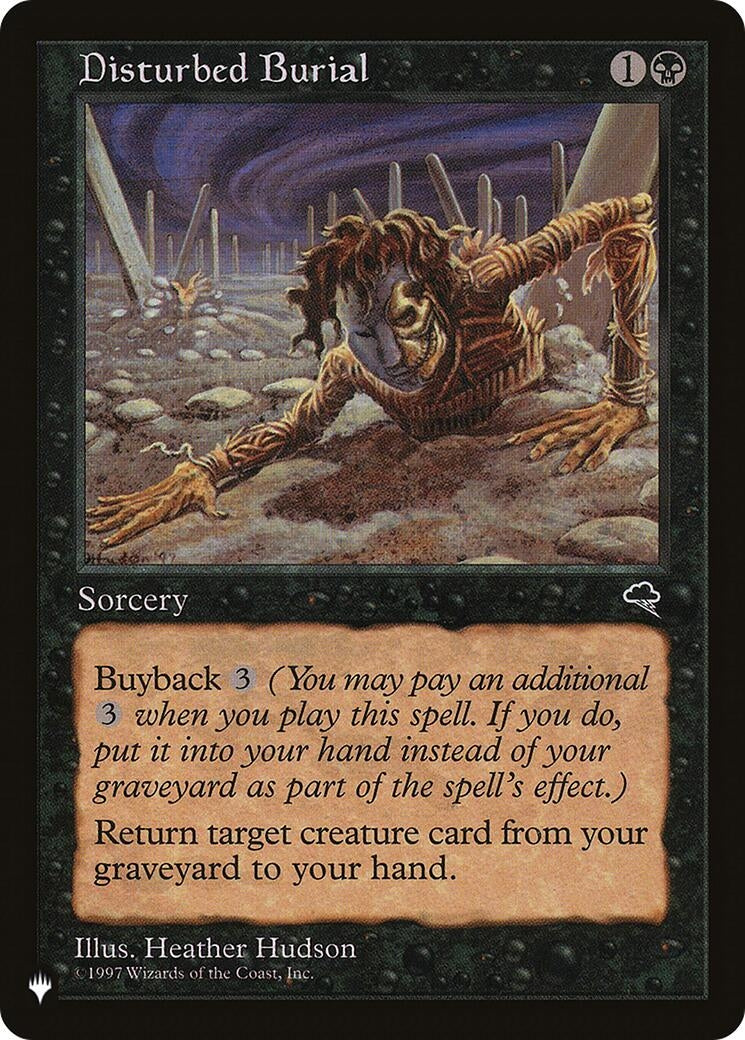 Disturbed Burial (LIST)