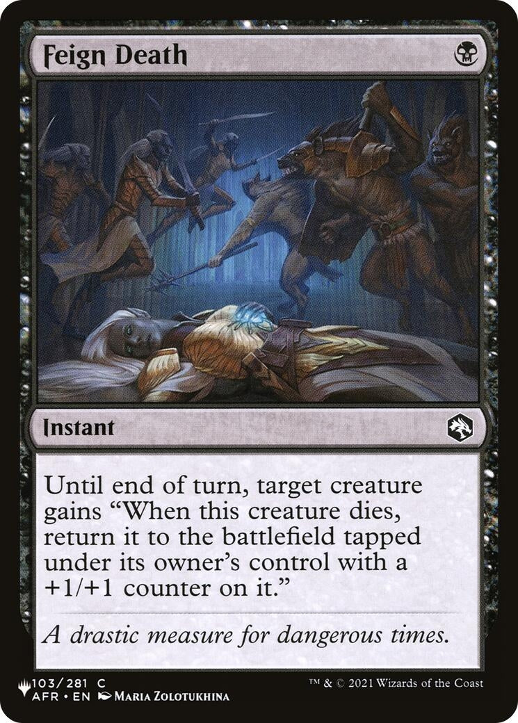 Feign Death (103/281) (LIST)