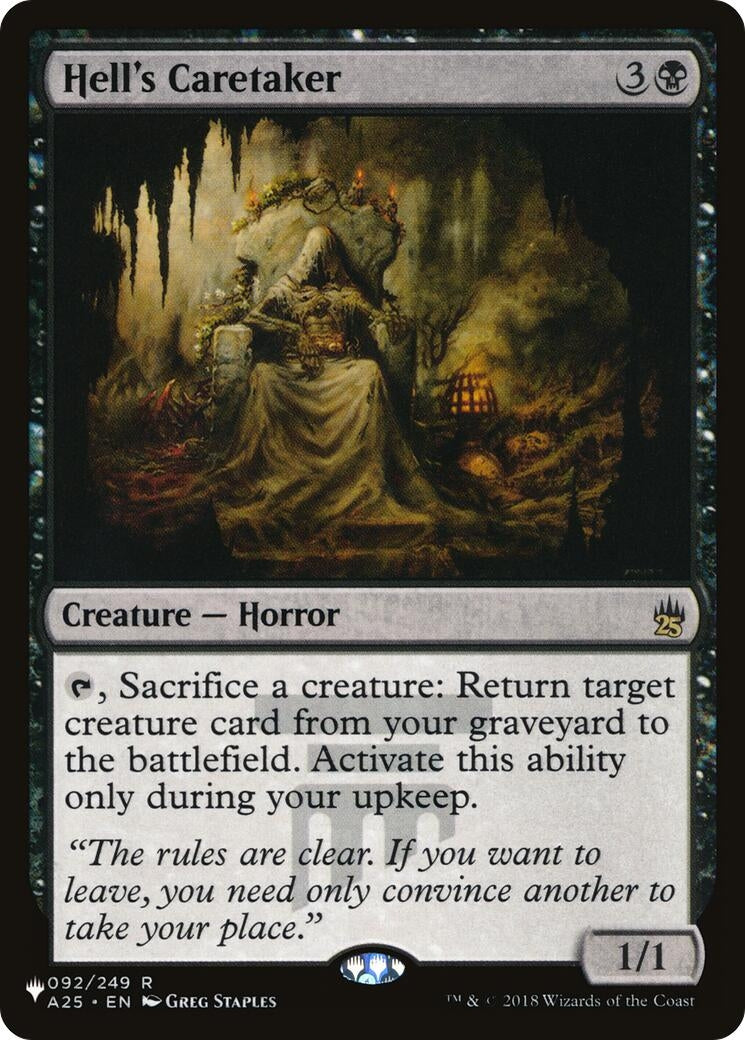 Hell's Caretaker (092/249) (LIST)
