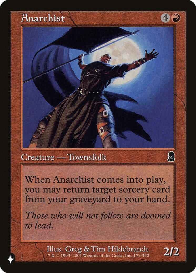 Anarchist (173/350) (LIST)