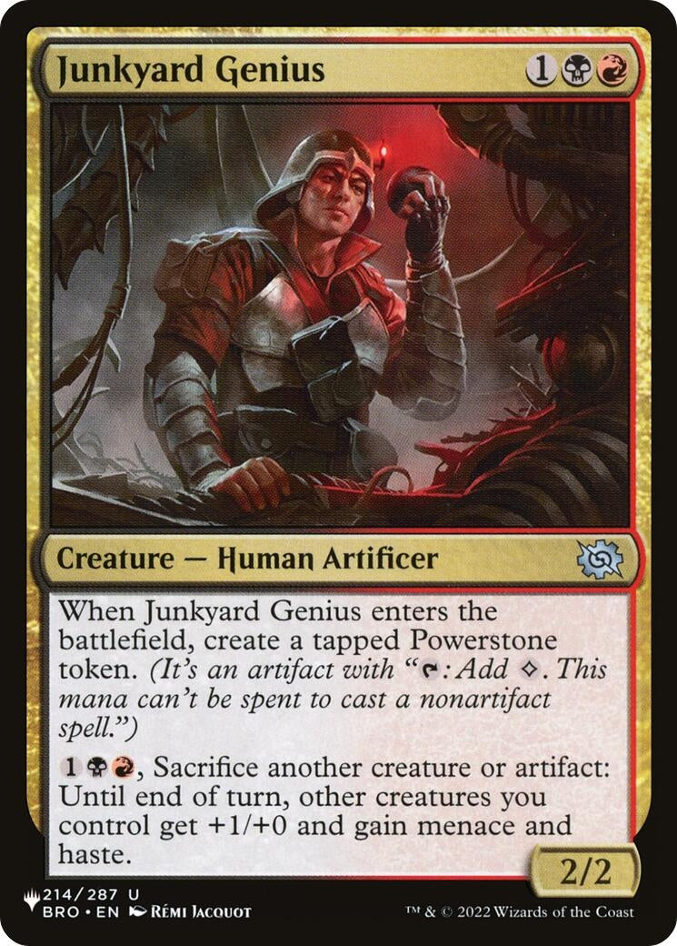 Junkyard Genius (214/012) (LIST)