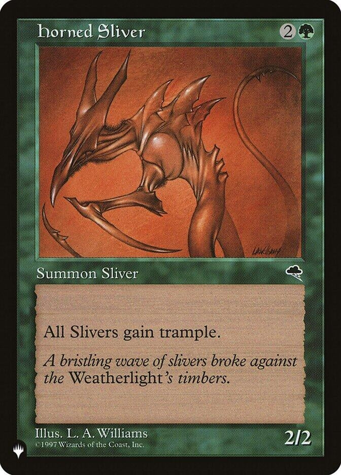 Horned Sliver (LIST)