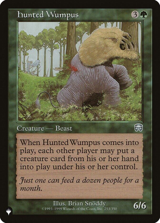 Hunted Wumpus (253/350) (LIST)