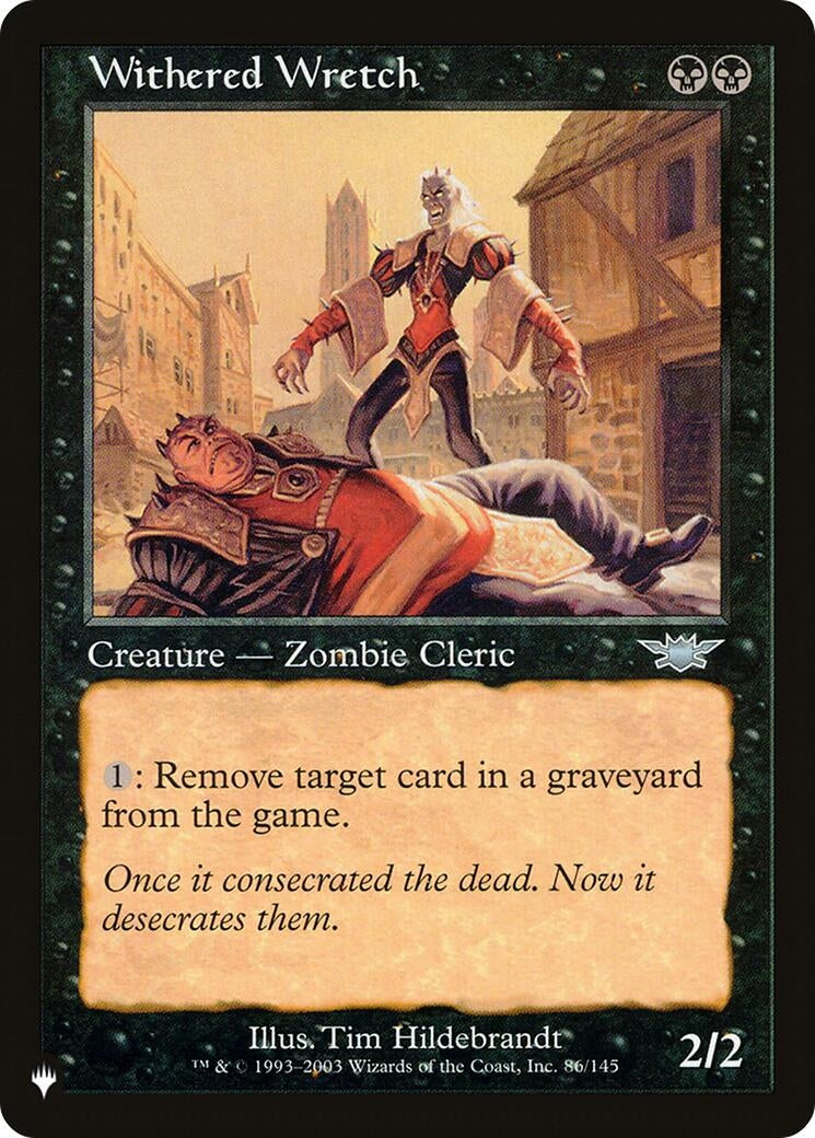 Withered Wretch (86/145) (LIST)