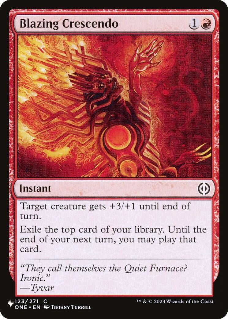 Blazing Crescendo (123/271) (LIST)