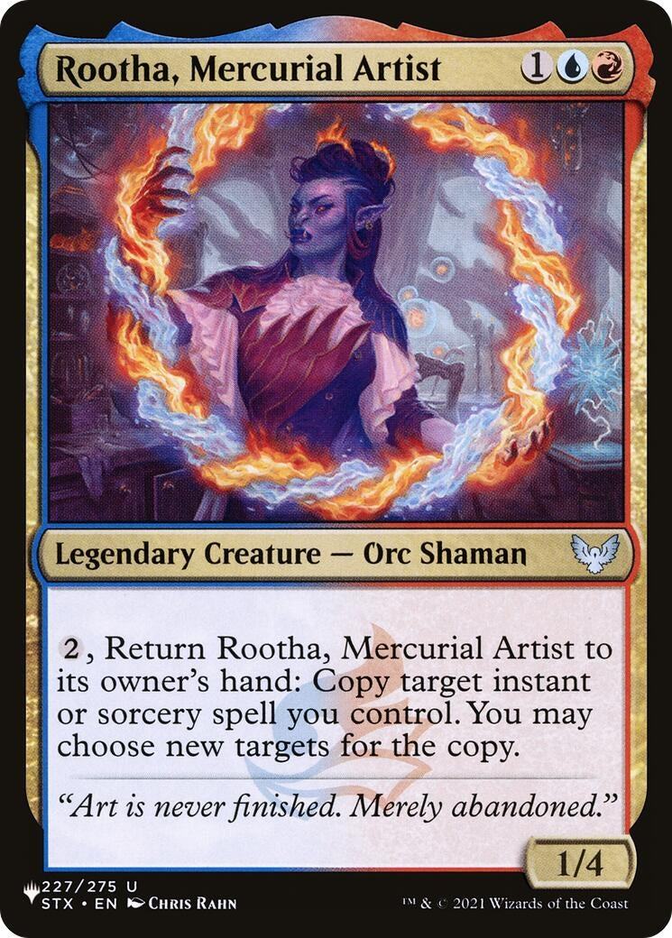 Rootha, Mercurial Artist (227/275) (LIST)