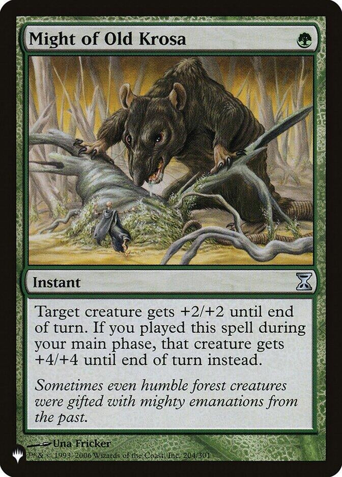 Might of Old Krosa (204/301) (LIST)