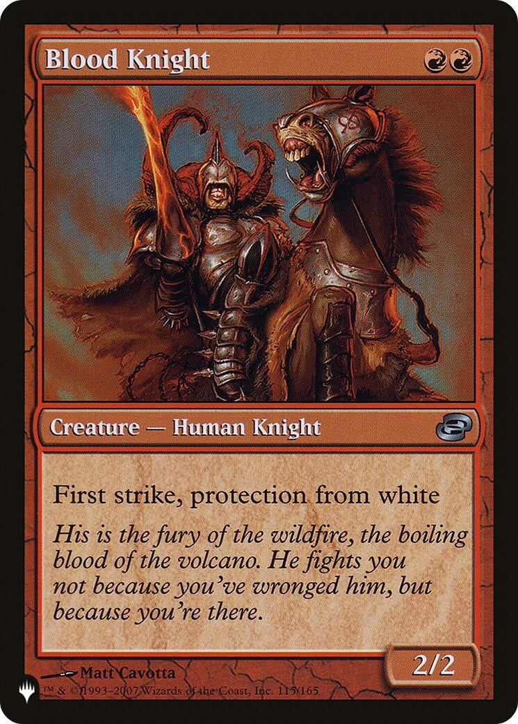 Blood Knight (115/165) (LIST)