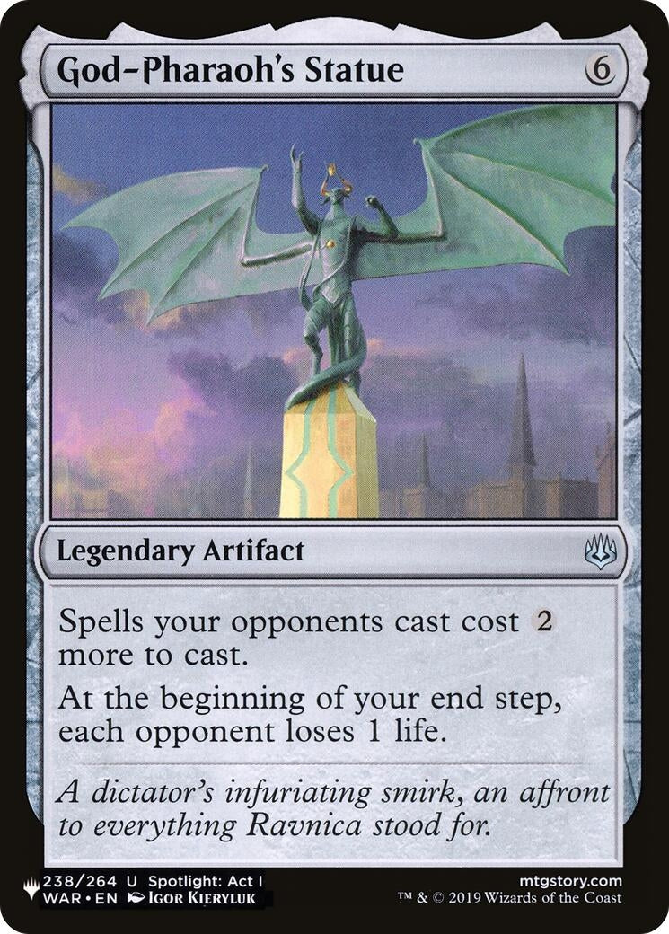 God-Pharaoh's Statue (238/264) (LIST)