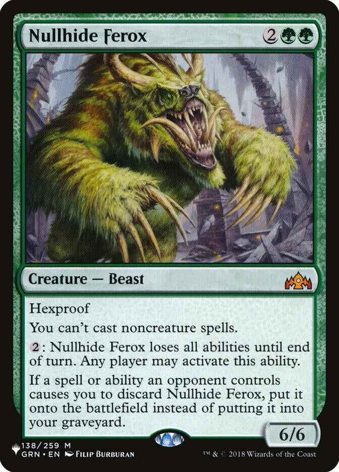 Nullhide Ferox (138/259) (LIST)