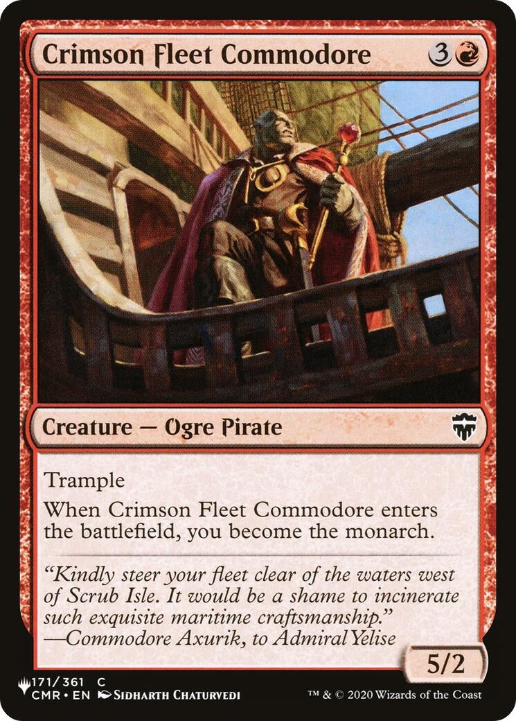 Crimson Fleet Commodore (171/361) (LIST)