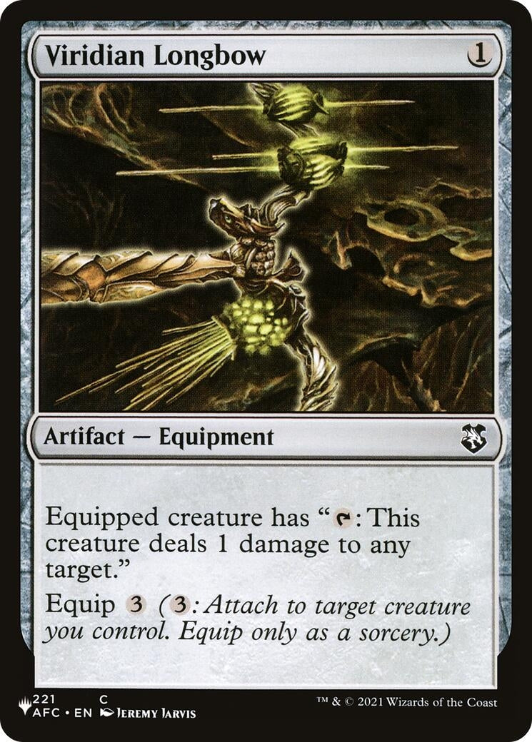 Viridian Longbow (221/062) (LIST)
