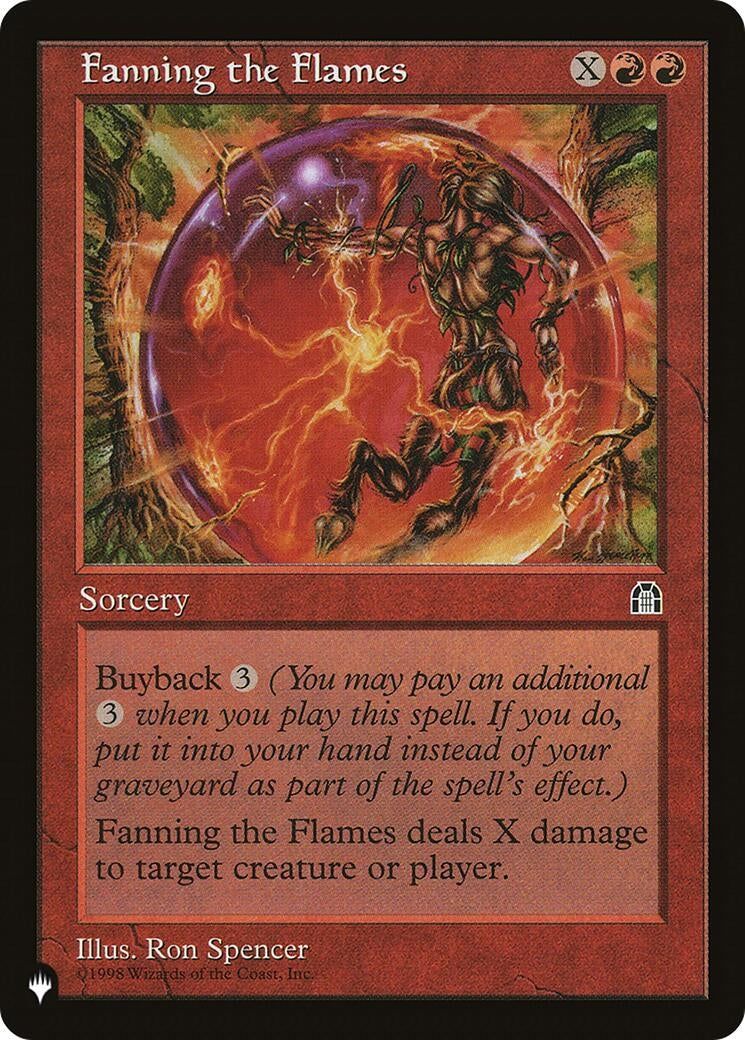 Fanning the Flames (LIST)