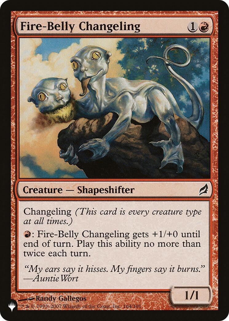 Fire-Belly Changeling (164) (LIST)