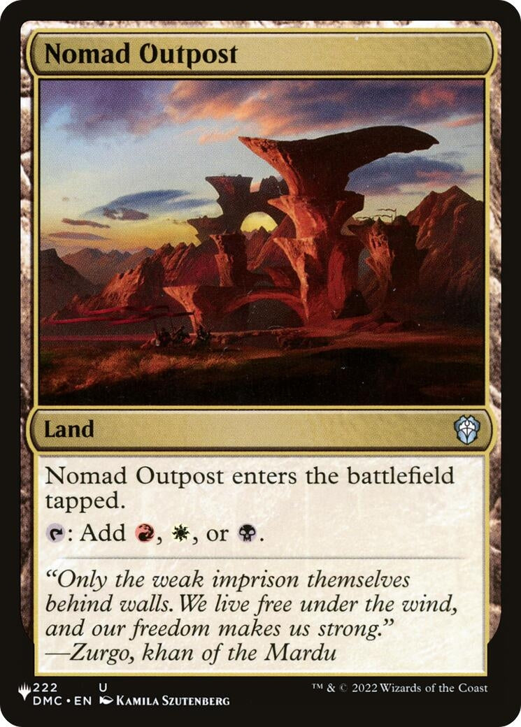 Nomad Outpost (222/048) (LIST)