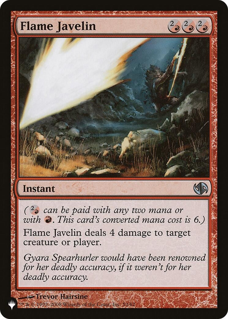 Flame Javelin (53/62) (LIST)