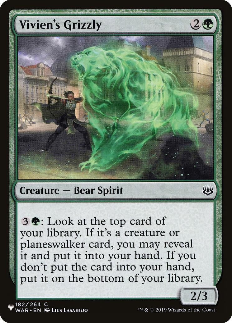 Vivien's Grizzly (182/264) (LIST)