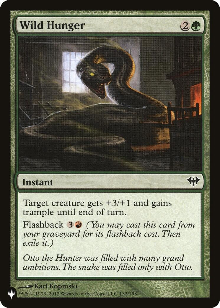 Wild Hunger (132/158) (LIST)