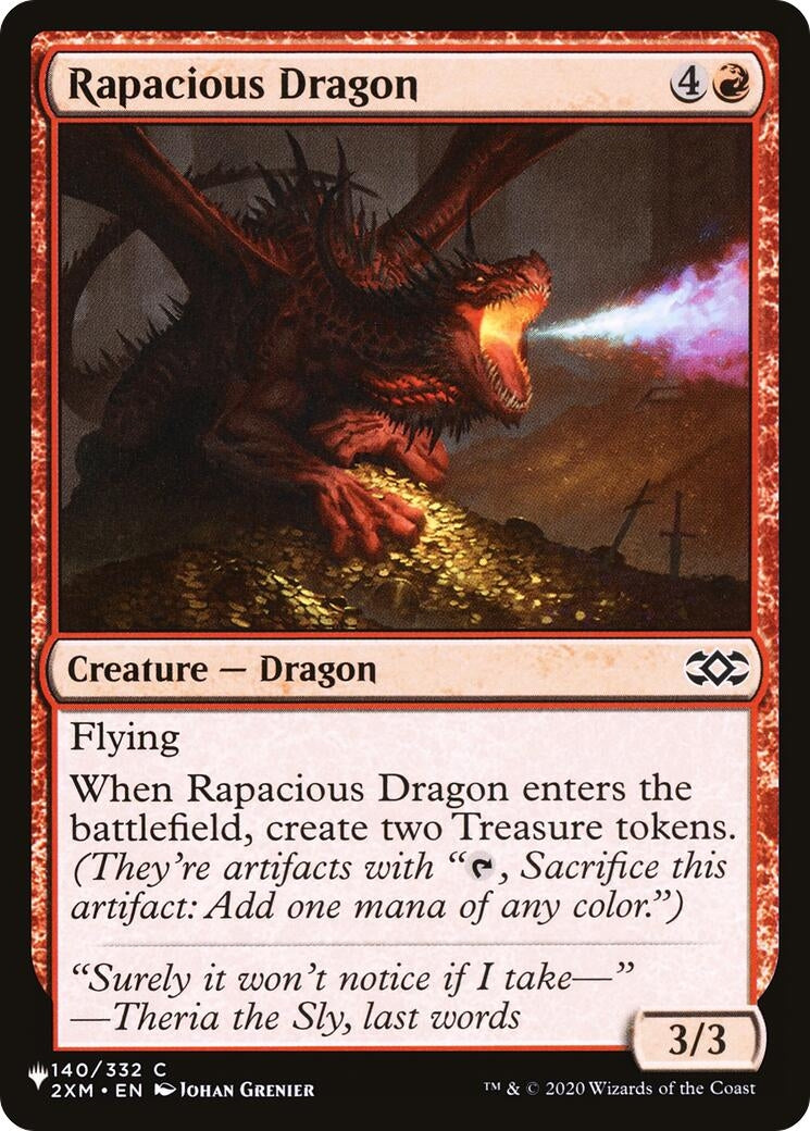 Rapacious Dragon (140/332) (LIST)