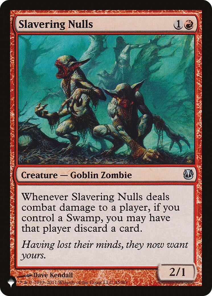 Slavering Nulls (45/80) (LIST)