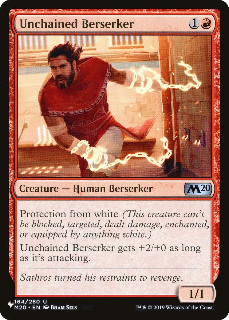 Unchained Berserker (164/280) (LIST)
