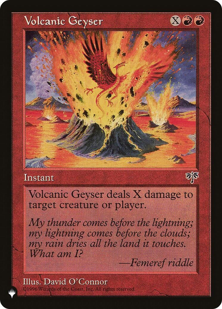 Volcanic Geyser (LIST)