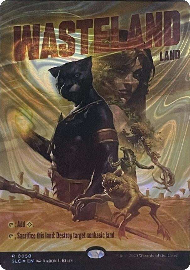 Image for Wasteland (Halo Foil) (50) (SLC) - Magic: The Gathering
