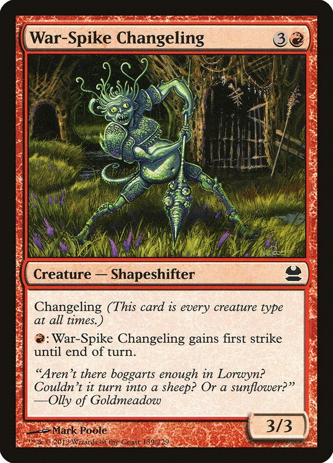 War-Spike Changeling (139) (MMA)